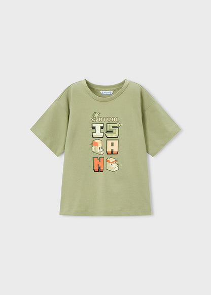 Mayoral T-shirt serigrafia menino