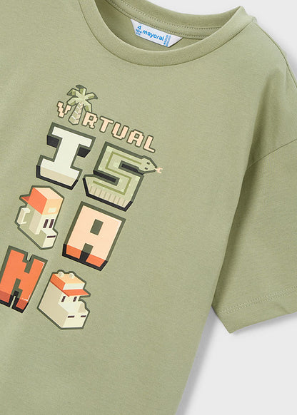 Mayoral T-shirt serigrafia menino