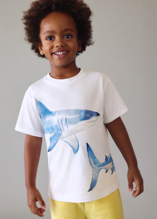 Mayoral T-shirt tubarão menino