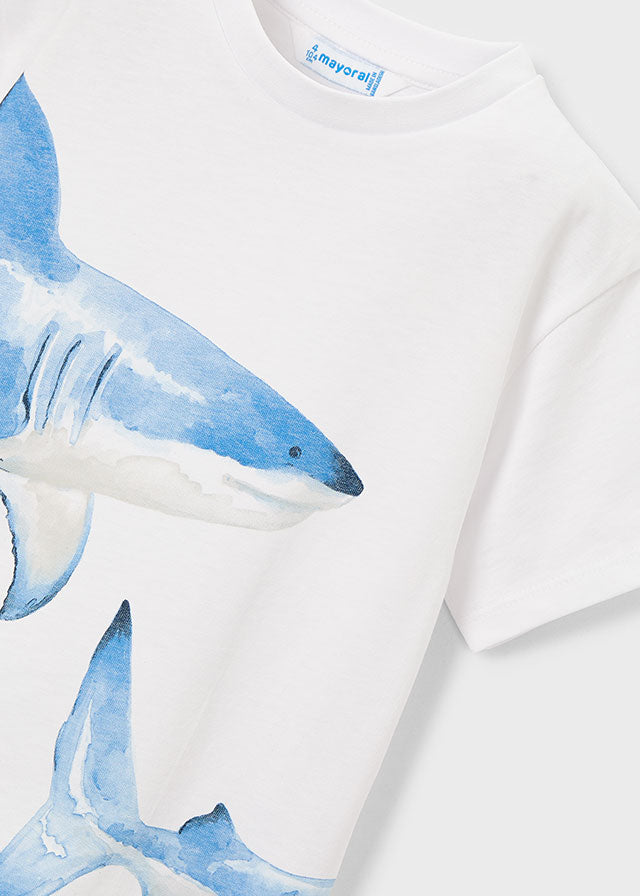 Mayoral T-shirt tubarão menino