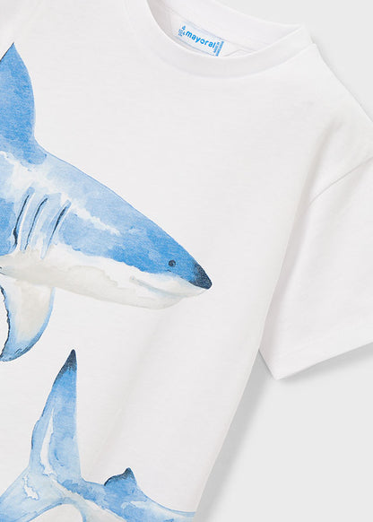 Mayoral T-shirt tubarão menino