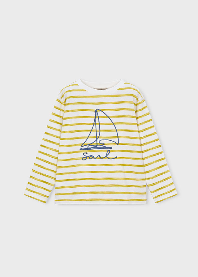 Mayoral Camisola riscas barco menino