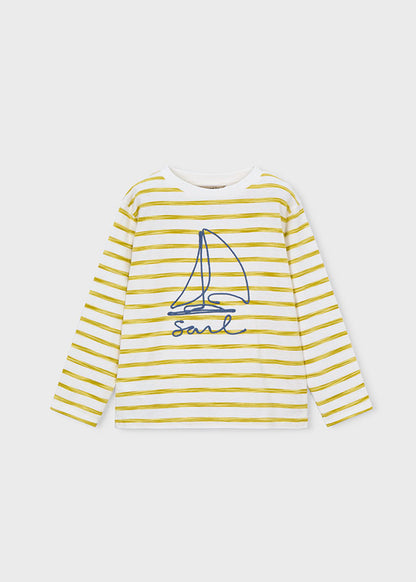 Mayoral Camisola riscas barco menino