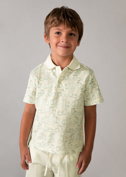 Mayoral Polo estampado menino