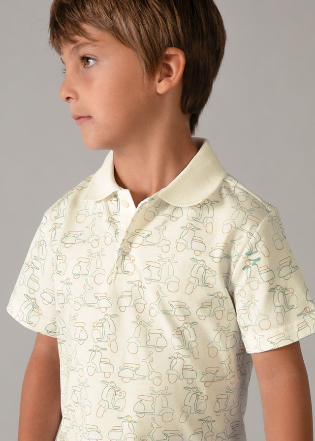 Mayoral Polo estampado menino