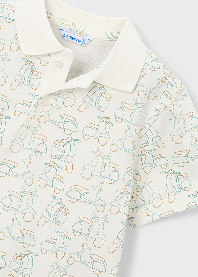 Mayoral Polo estampado menino