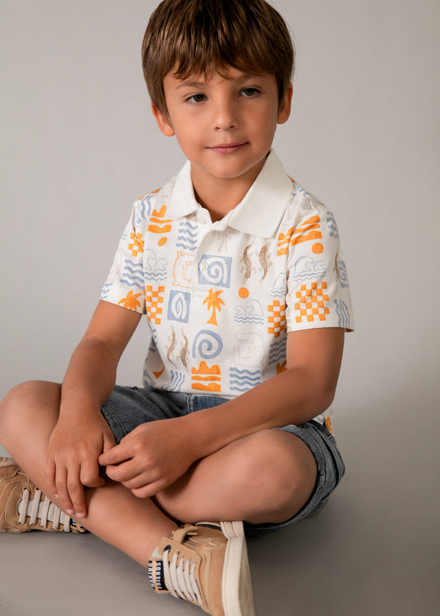 Mayoral Polo estampado menino