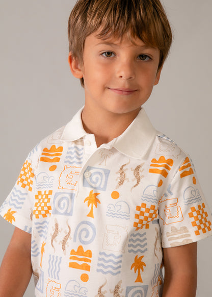 Mayoral Polo estampado menino
