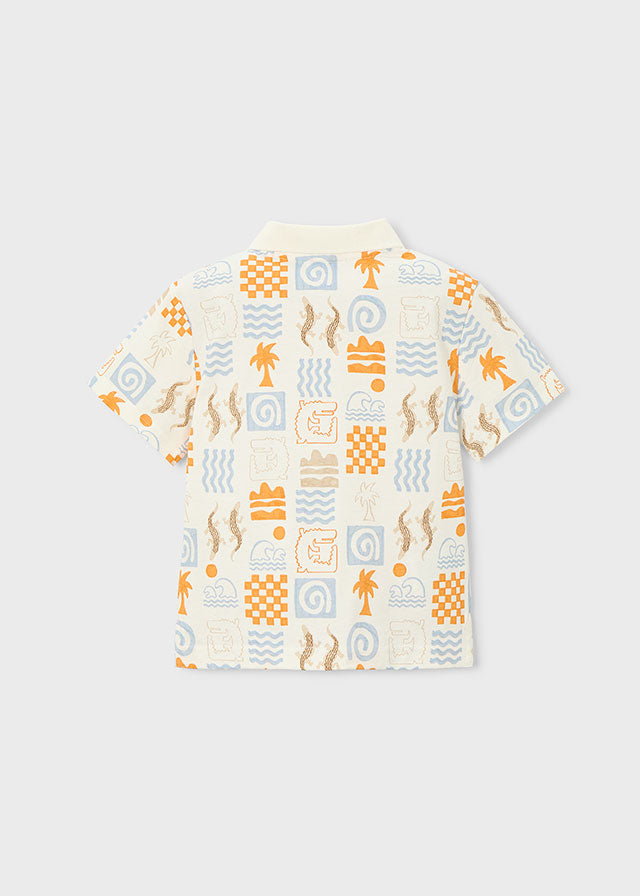 Mayoral Polo estampado menino