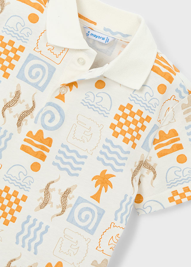 Mayoral Polo estampado menino