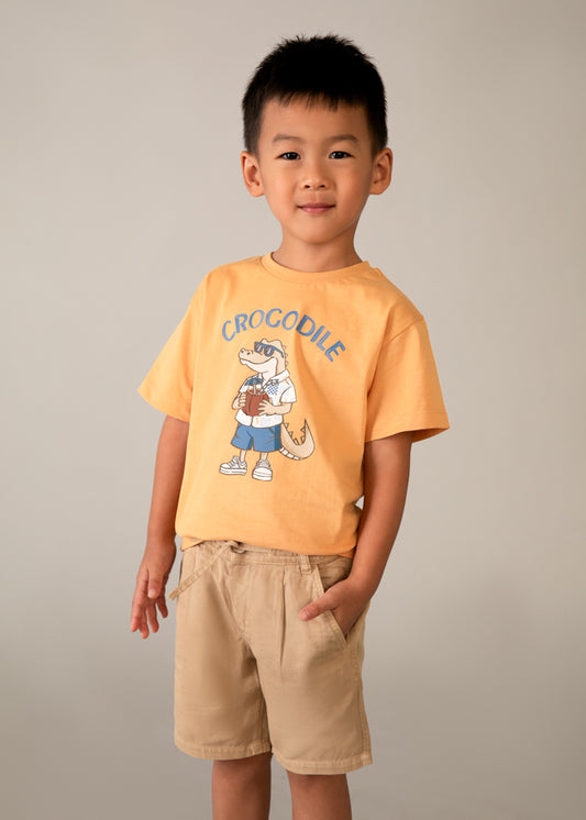 Mayoral Bermuda relaxed fit com linho menino