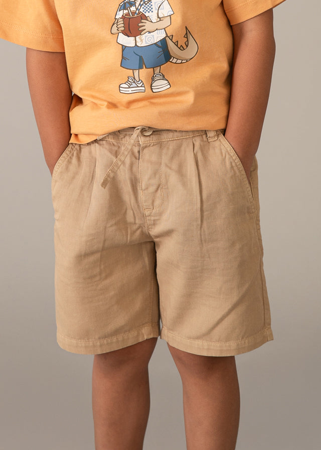 Mayoral Bermuda relaxed fit com linho menino