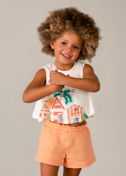 Mayoral Conjunto calção e t-shirt menina