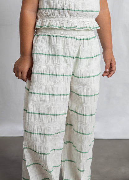Mayoral Conjunto calças e top riscas menina