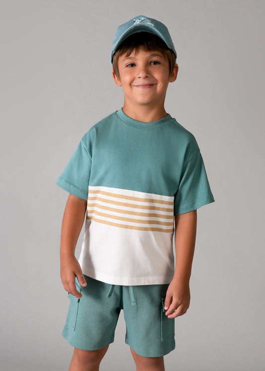 Mayoral Conjunto 3 peças malha menino