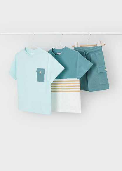 Mayoral Conjunto 3 peças malha menino