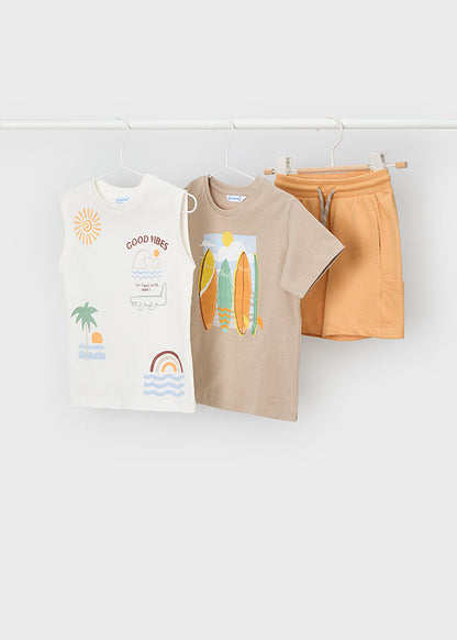 Mayoral Conjunto 3 peças surf menino