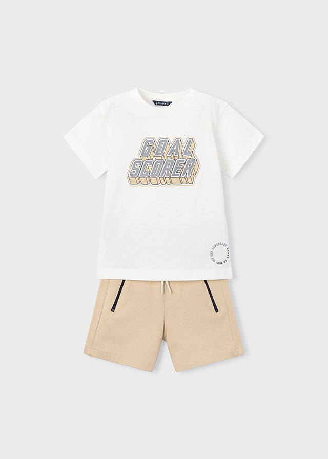 Mayoral Conjunto calções e t-shirt menino