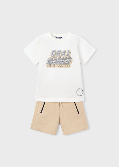 Mayoral Conjunto calções e t-shirt menino