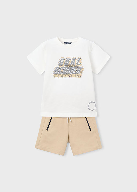 Mayoral Conjunto calções e t-shirt menino