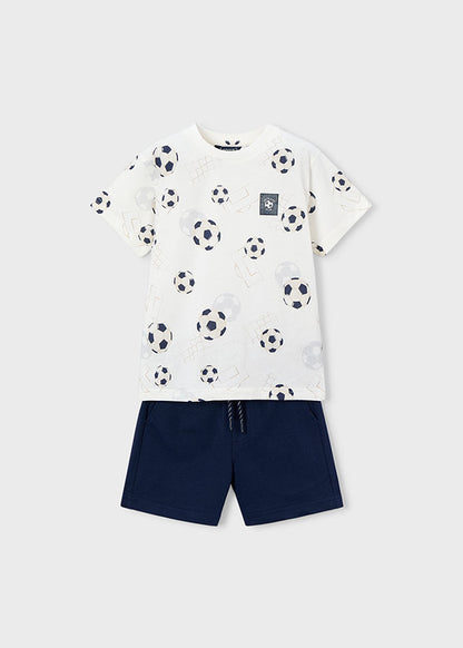 Mayoral Conjunto bermuda e t-shirt menino