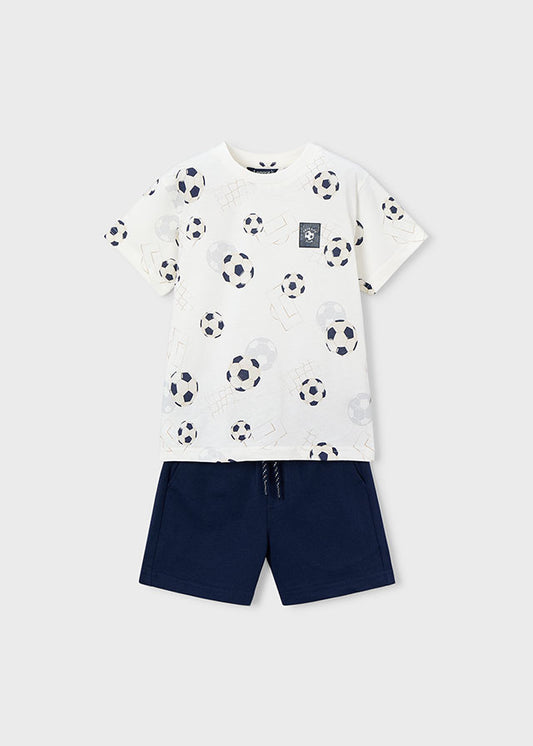 Mayoral Conjunto bermuda e t-shirt menino