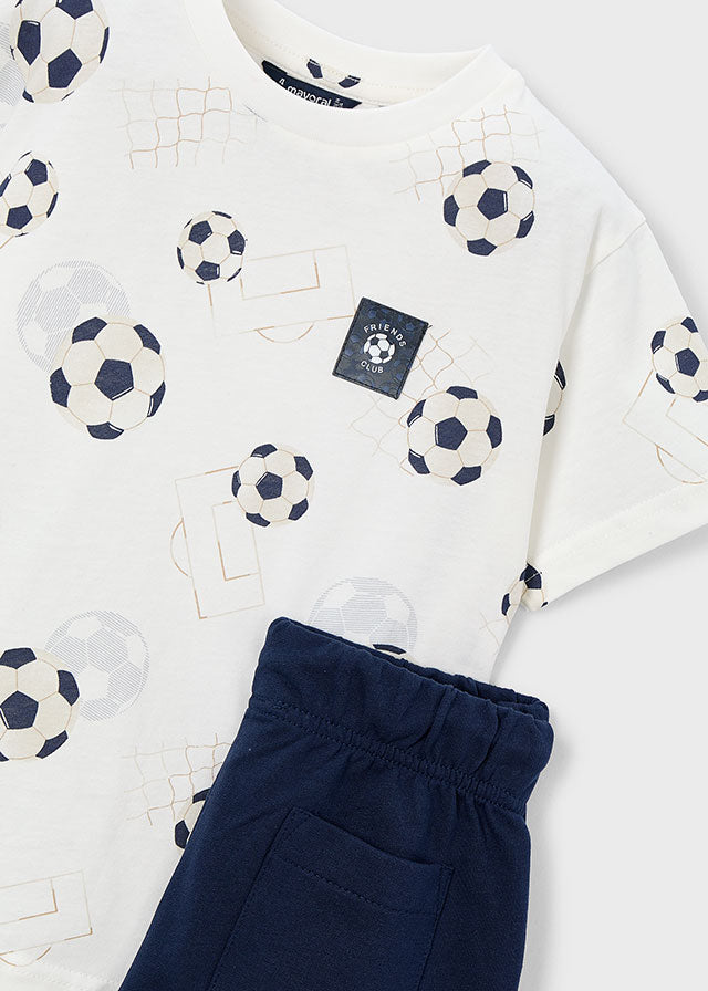 Mayoral Conjunto bermuda e t-shirt menino