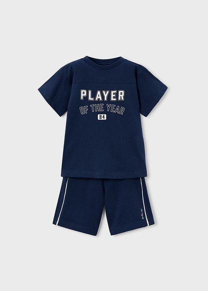 Mayoral Conjunto calção e t-shirt player menino