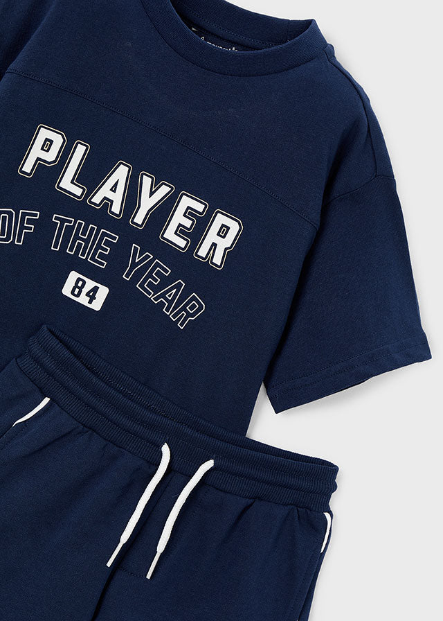 Mayoral Conjunto calção e t-shirt player menino