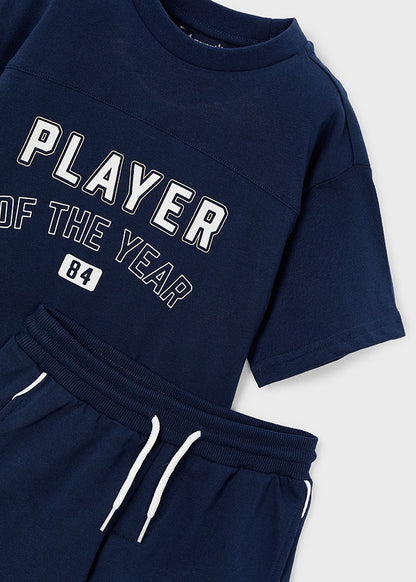 Mayoral Conjunto calção e t-shirt player menino