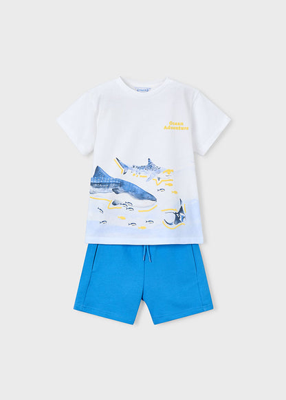 Mayoral Conjunto calções e t-shirt menino