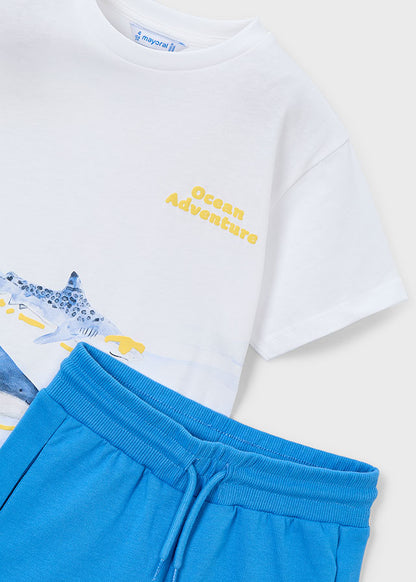Mayoral Conjunto calções e t-shirt menino