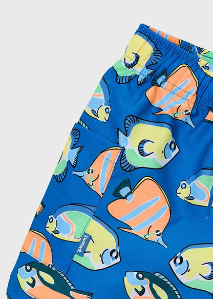 Mayoral Fato banho bermuda estampado menino