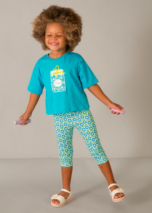 Mayoral Leggings estampado menina
