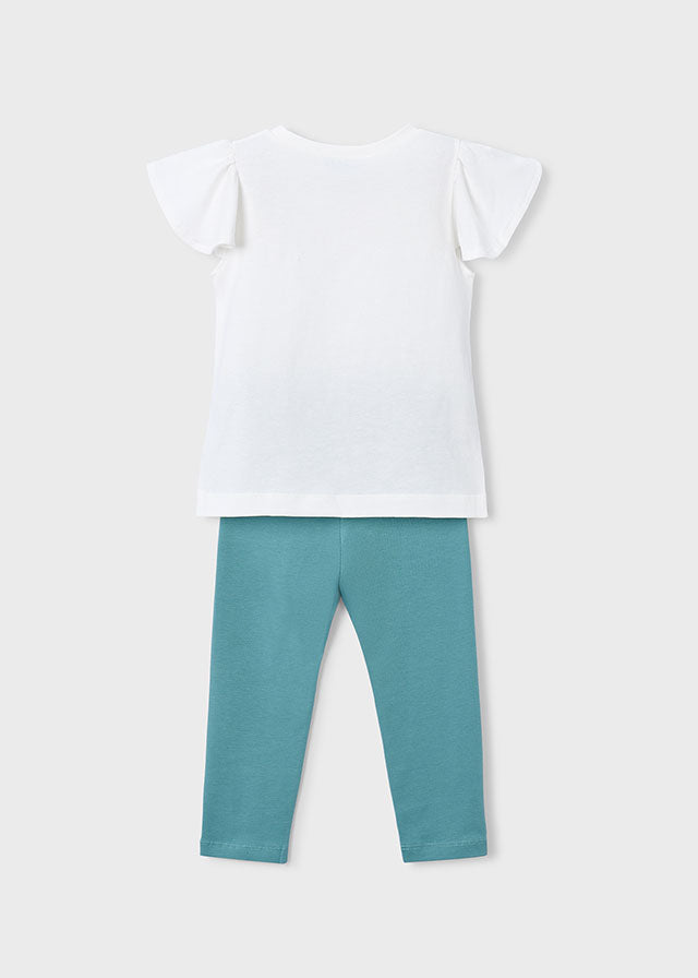 Mayoral Conjunto leggings e t-shirt boneca menina