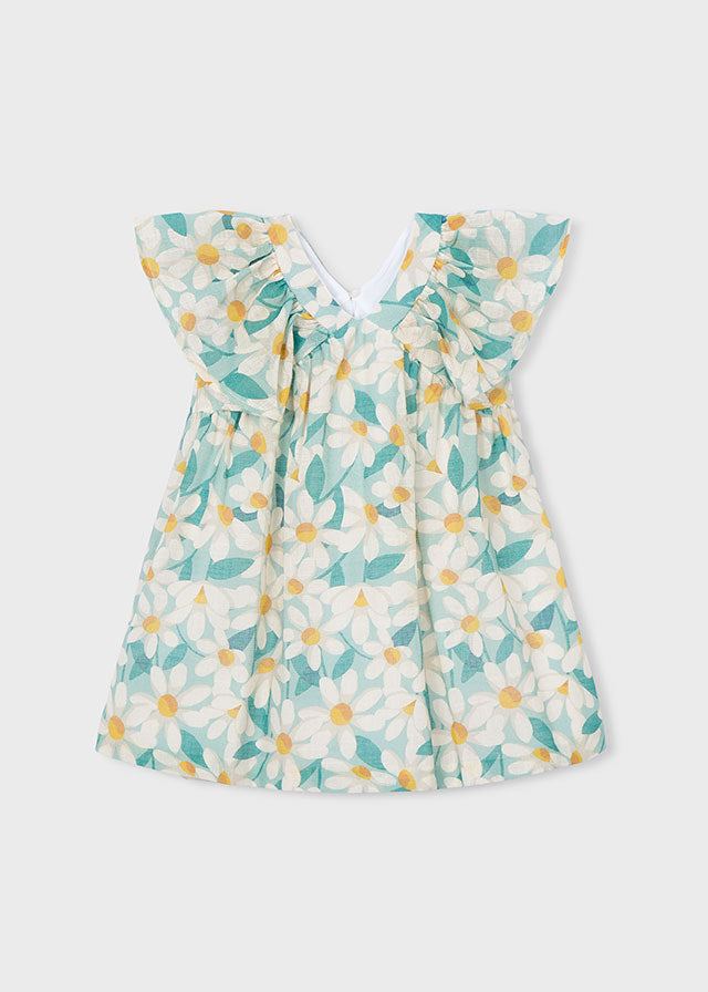 Mayoral Vestido cerimónia estampado flores menina