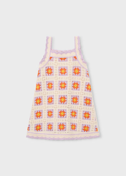 Mayoral Vestido crochê menina