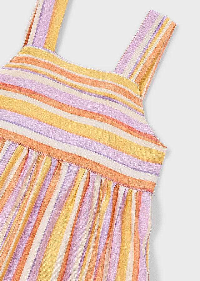 Mayoral Vestido riscas menina