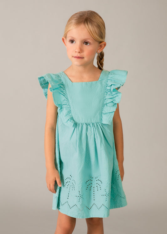 Mayoral Vestido com perfurados menina