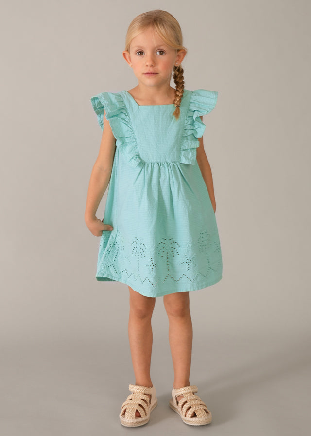 Mayoral Vestido com perfurados menina