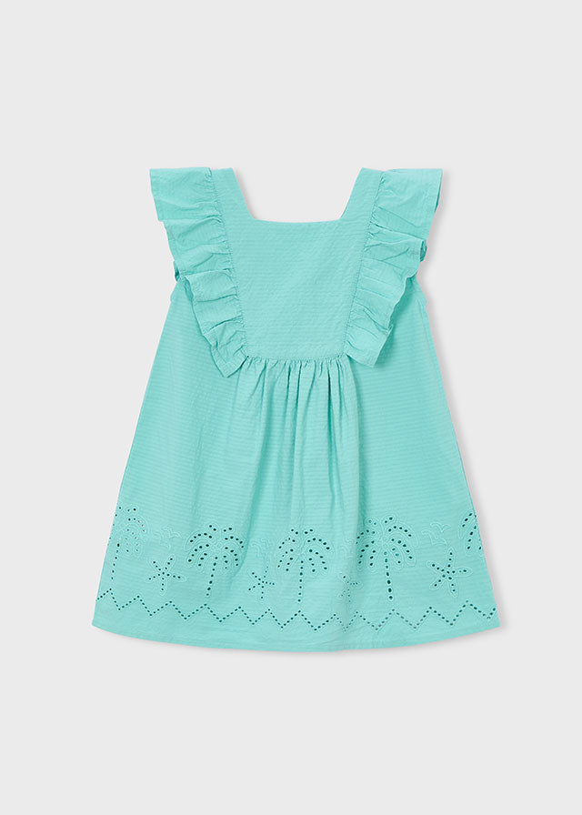 Mayoral Vestido com perfurados menina