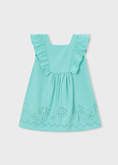 Mayoral Vestido com perfurados menina