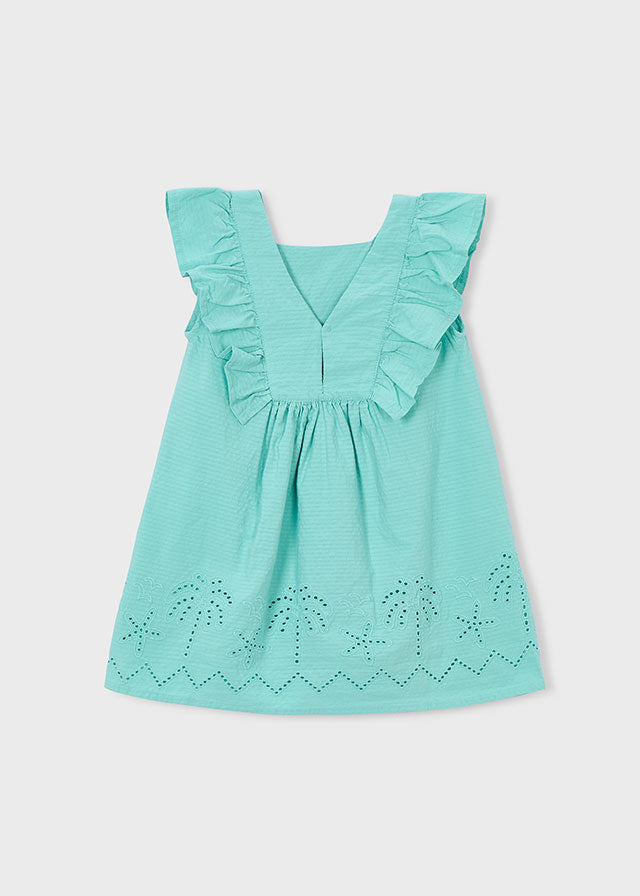 Mayoral Vestido com perfurados menina