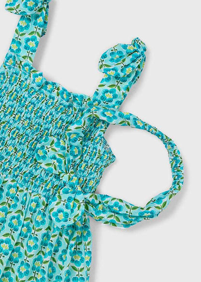 Mayoral Vestido estampado com fita elástica menina