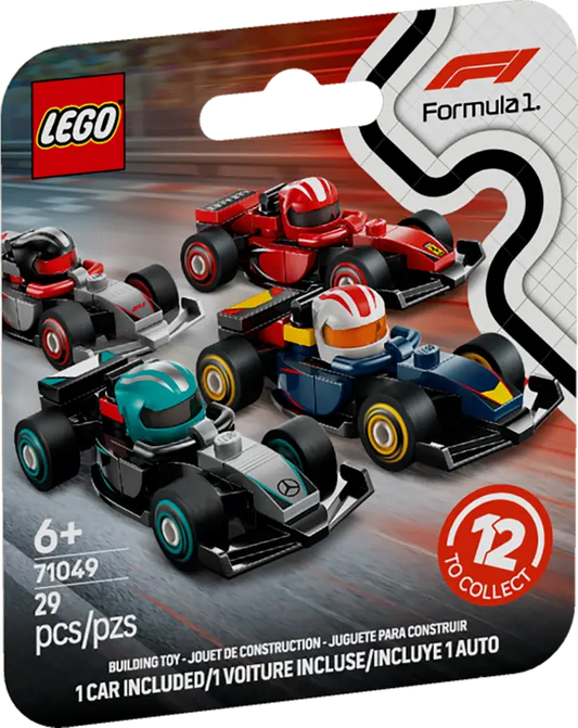LEGO® Minifigures - Carros de Corrida F1® Colecionáveis