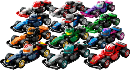 LEGO® Minifigures - Carros de Corrida F1® Colecionáveis