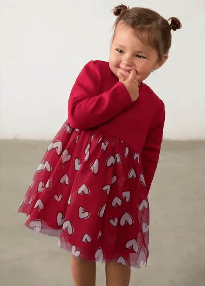 Mayoral Vestido combinado tule bebé