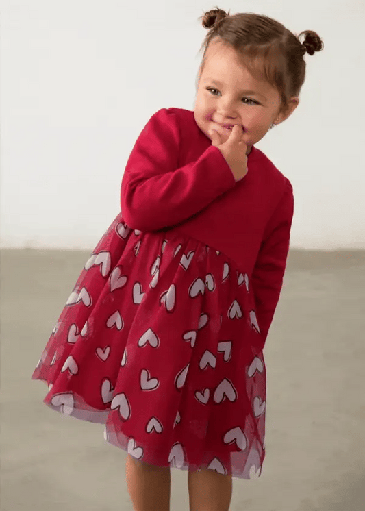 Mayoral Vestido combinado tule bebé